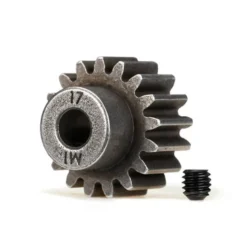 Traxxas 6490X Stahl Motorritzel 17T Modul 1 für 5mm Welle