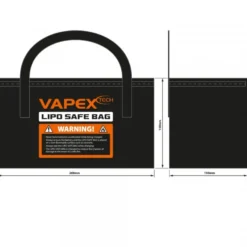 Vapex LiPo-Storage Bag-E 260x130x150mm