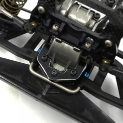 Xtra Speed Alu Verstärkung Getriebegehäuse silber für Tamiya TA01 / TA02 / Top Force / Manta Ray