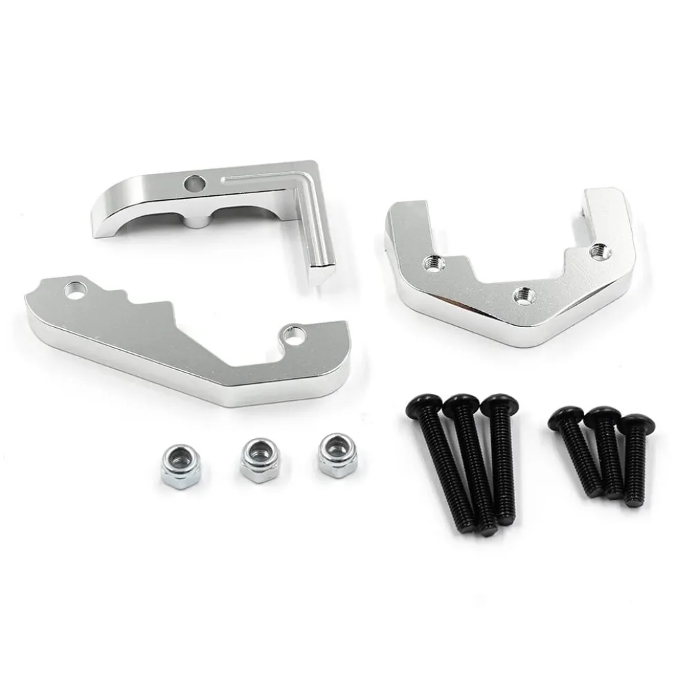 Xtra Speed Alu Verstärkung Getriebegehäuse silber für Tamiya TA01 / TA02 / Top Force / Manta Ray