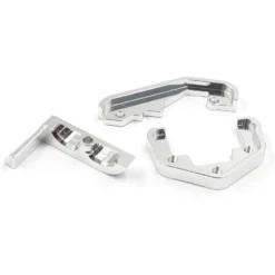 Xtra Speed Alu Verstärkung Getriebegehäuse silber für Tamiya TA01 / TA02 / Top Force / Manta Ray