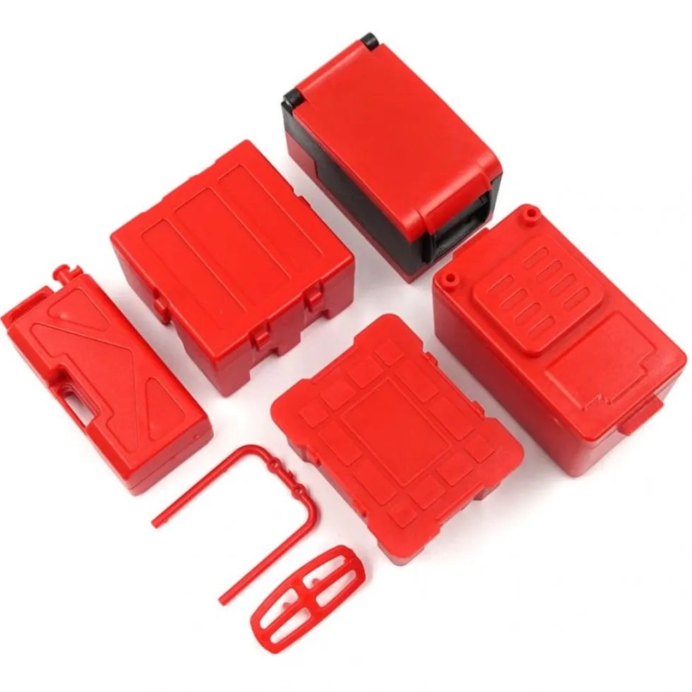 Xtra Speed Kühlbox, Kanister und Boxen Scale Crawler Zubehör 1:10 rot