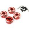 Yeah Racing Alu Aluminum Hex Adaptor Set 12x5.5mm Rot