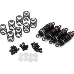 Yeah Racing Alu Big Bore Go 55mm Dämpfer (4) schwarz