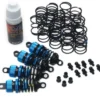 Yeah Racing Alu Dämpfer-Satz blau 55mm (4) TT-01 / TT-02 / TA05