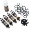 Yeah Racing Alu Dämpfer-Satz 60mm (4) Silber