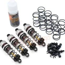 Yeah Racing Alu Dämpfer-Satz 60mm (4) Silber