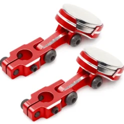 Yeah Racing Alu Karosserie-Halter Invisible Body Mounting System (2) Rot