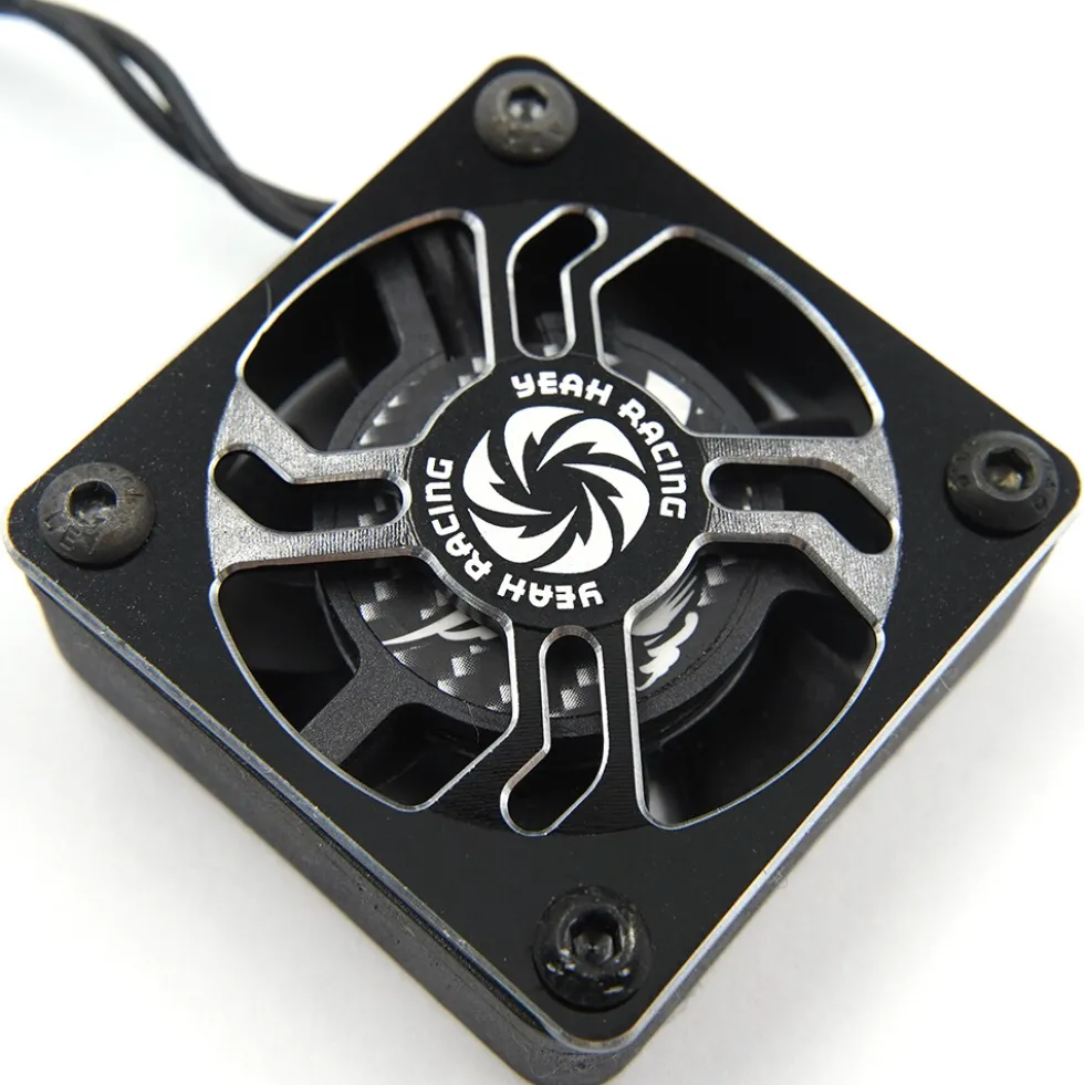 Yeah Racing Alu Lüftergitter für 40mm Lüfter schwarz