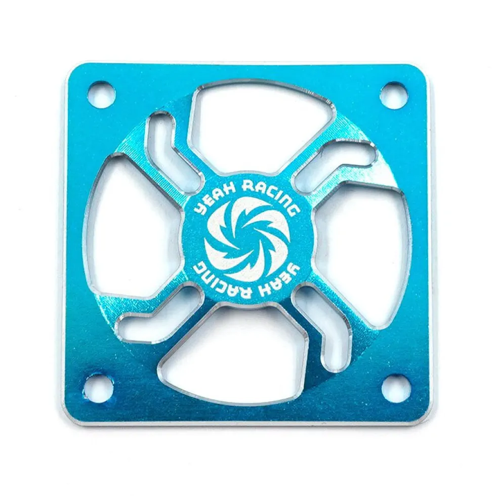 Yeah Racing Alu Lüftergitter für 40 mm Lüfter blau