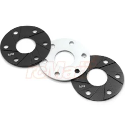 Yeah Racing Alu Motorhalter | Heatsink | 540 Motor | Spacer 1mm (2) Black