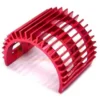 Yeah Racing Alu Motor-Kühlkörper (rot) für 540 Motoren