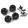 Yeah Racing Alu Radmitnehmer sechskant 12mm (4 Stk.schwarz, 8mm breit)