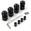 Yeah Racing Alu Radmitnehmer 17mm (10mm Offset) 5mm Achse für Traxxas