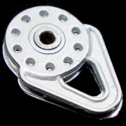 Yeah Racing Alu Umlenkrolle Silber für Seilwinde Crawler Zubehör 1:10