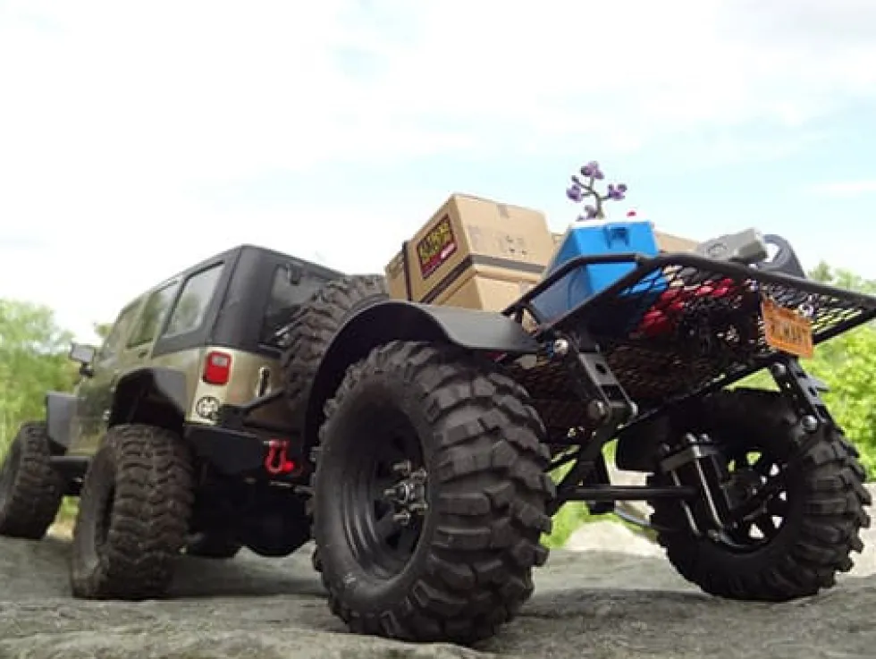 Yeah Racing Anhänger aus Metall für Crawler 1:10