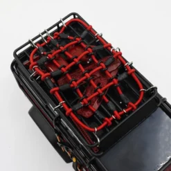 Yeah Racing Gepäcknetz rot 65x105mm für 1:18 TRX4-m
