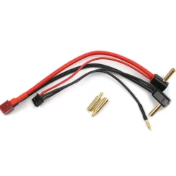 Yeah Racing Ladekabel 2S 4mm/5mm Winkelstecker T-Stecker