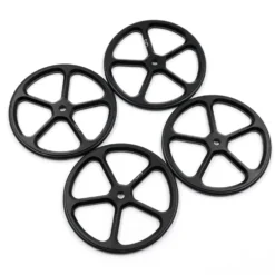 Yeah Racing Setup Wheels (4 Stk.) 1:10 Tourenwagen schwarz