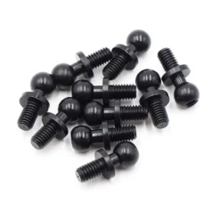 Yeah Racing Stahl 4.8mm Ballstud 5mm Gewinde (10 Stk.)