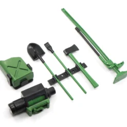 Yeah Racing Tool-Set 6-teilig Grün Crawler Zubehör 1:10