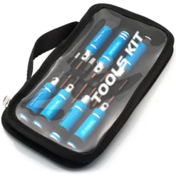 Yeah Racing Werkzeug-Satz mit Tasche 8-teilig Blau