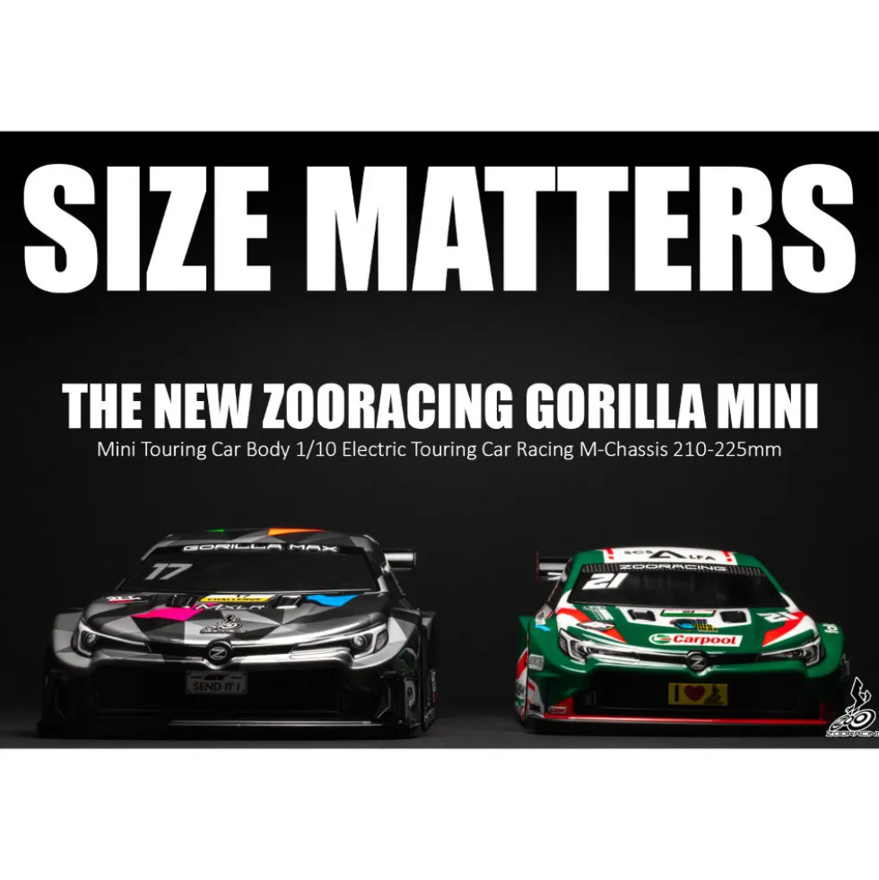 ZooRacing Karosserie Gorilla MINI 0.7mm